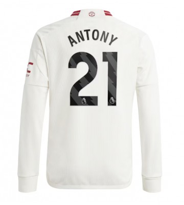 Manchester United Antony #21 Tredje Tröja 2023-24 Långärmad